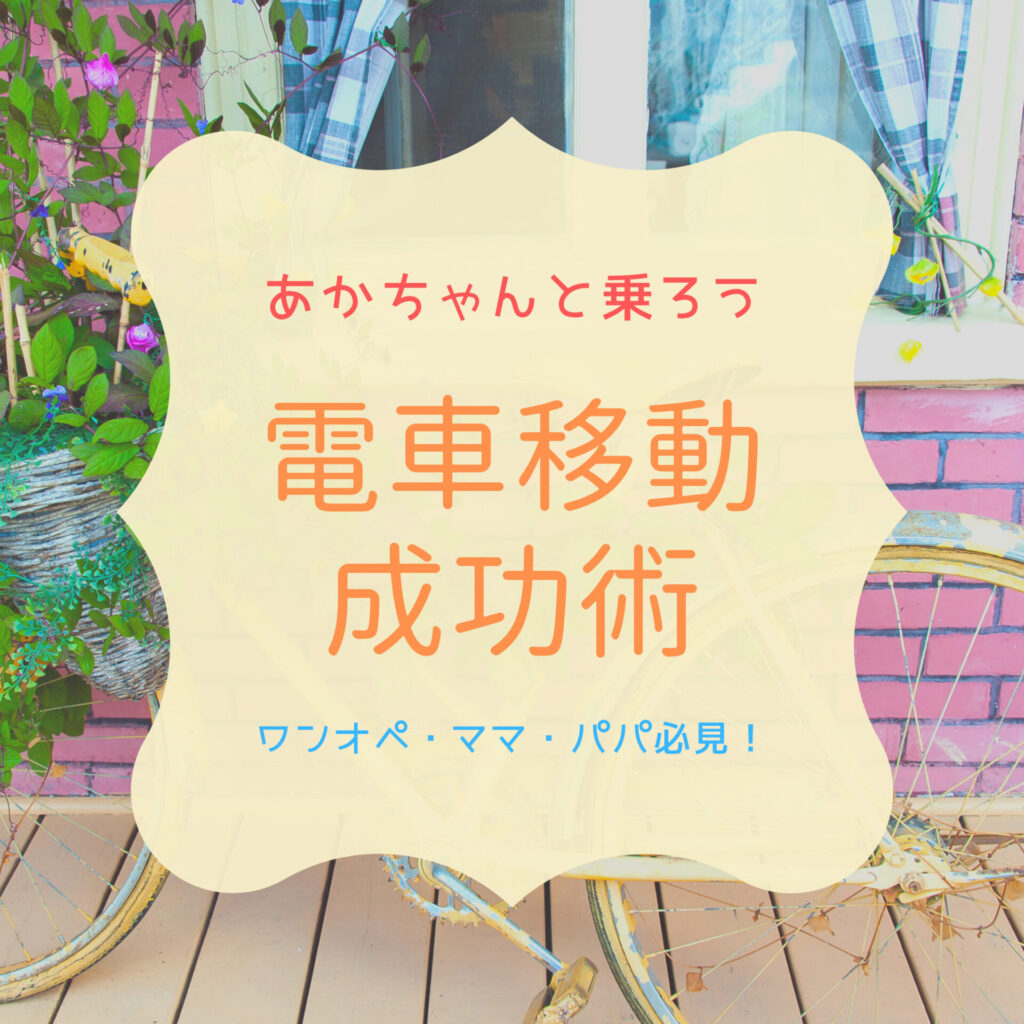 ワンオペ育児必見 0歳からの電車移動を快適にする３つの方法 Are You Excited Robaco The Lab